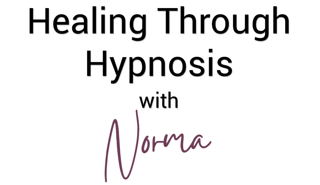 Healing through hypnosis with Norma title